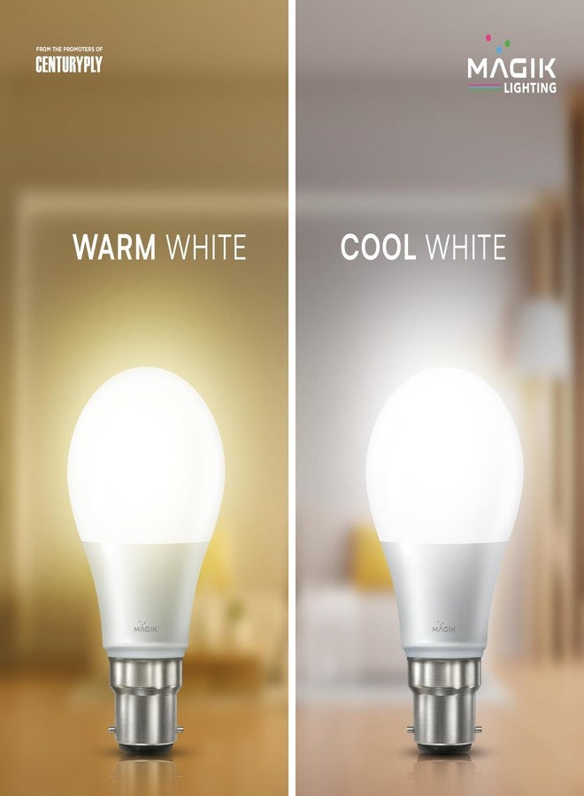 ماجيك لمبة ماجيك غراندي LED بقوة 15 واط | أبيض بارد (6500 كلفن) | قاعدة B22 | مصباح LED عالي السطوع للمنزل والمكتب، موفر للطاقة، عمر طويل مع انتشار واسع للضوء | عبوة من قطعتين - Image 3